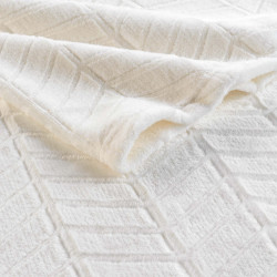 PLAID ARYA NATUREL 180x220CM FLANELLE
