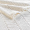 PLAID ARYA NATUREL 180x220CM FLANELLE