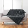 PLAID CARESSE ANTHRACITE 125x150CM