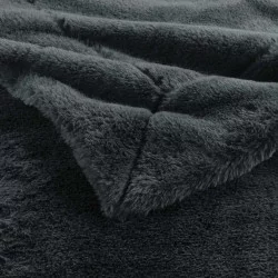 PLAID CARESSE ANTHRACITE 125x150CM
