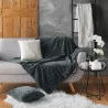 PLAID CARESSE ANTHRACITE 125x150CM