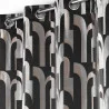 RIDEAU MEDICIS NOIR 140x260CM JACQUARD