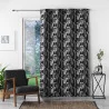 RIDEAU MEDICIS NOIR 140x260CM JACQUARD
