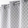 RIDEAU MARIELLA GRIS 140x260CM JACQUARD