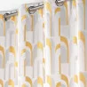 RIDEAU MEDICIS JAUNE 140x260CM JACQUARD