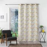 RIDEAU MEDICIS JAUNE 140x260CM JACQUARD