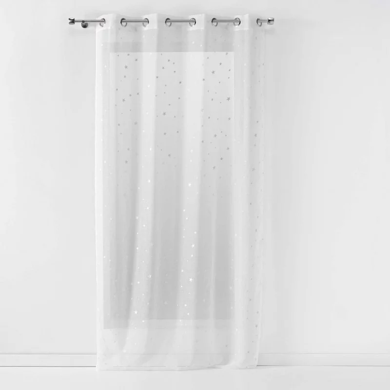 VOILE PHOSPHORESCENT FLUO NIGHT BLANC
