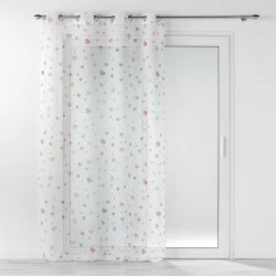 VOILE METALLISE CELESTE 140x240CM
