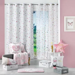 VOILE METALLISE CELESTE 140x240CM