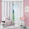 VOILE METALLISE CELESTE 140x240CM