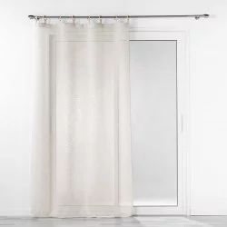 VOILE MINALISA LIN OEILLETS BOIS 140x240