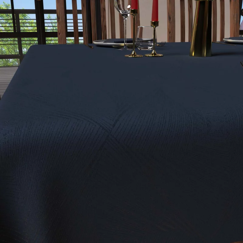 NAPPE LUXURY BLEU NUIT 150X250CM