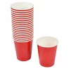 GOBELET CARTON 23CL/20 ROUGE