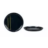 ASSIETTE DESSERT MAGIC POUDRE DOREE 20CM