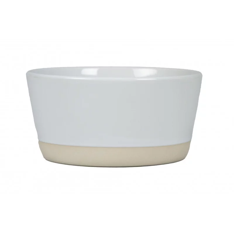 ASSIETTE CREUSE BLANC NATUREL D14cm