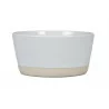 ASSIETTE CREUSE NATURAL 14CM BLANC GRES