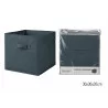 CUBE RGT N-TISSE BLEU PETROLE 30X30X30CM