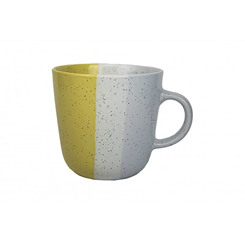 MUG GEO 35CL JAUNE GRES