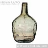 VASE DAME JEANNE 4L AMBRE D19CMXH31CM