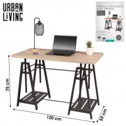 BUREAU "DOCK" ARCHITECTE 120X59XH75CM