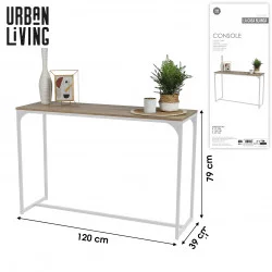 CONSOLE "LA CASA BLANCA" 120X39XH79CM