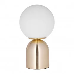 LAMPE TOUCH MET.VER.LUNA DOREE