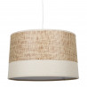 SUSPENSION BEIGE LIN ET CANNAGE