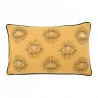 HOUSSE DE COUSSIN RECTANGLE YEUX JAUNE NOIR 30x50cm