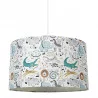 SUSPENSION TISSU SAFARI D38cm