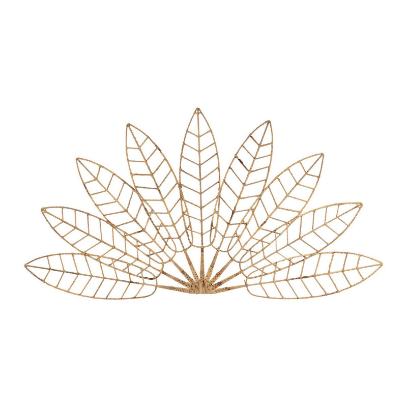 DECO MURALE FEUILLE FLORALY 158X80CM ROT
