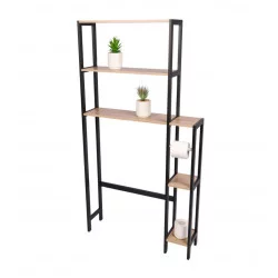 ÉTAGÈRE WC "COLORADO" AVEC DÉROULEUR DE PAPIER WC 78x20xH150cm