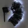 GUIRLANDE SOLAIRE 200 LED BLANC FROID -