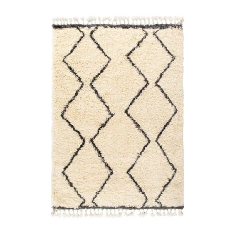 TAPIS SCANDINAVE 100x150CM BLANC POILS L TAPIS SCANDINAVE 100x150CM BLANC POILS L