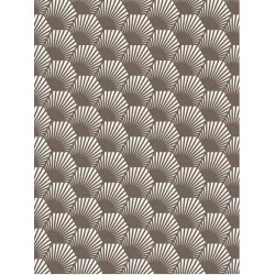 TAPIS FLOX NOIR ET BRUN 150x200CM