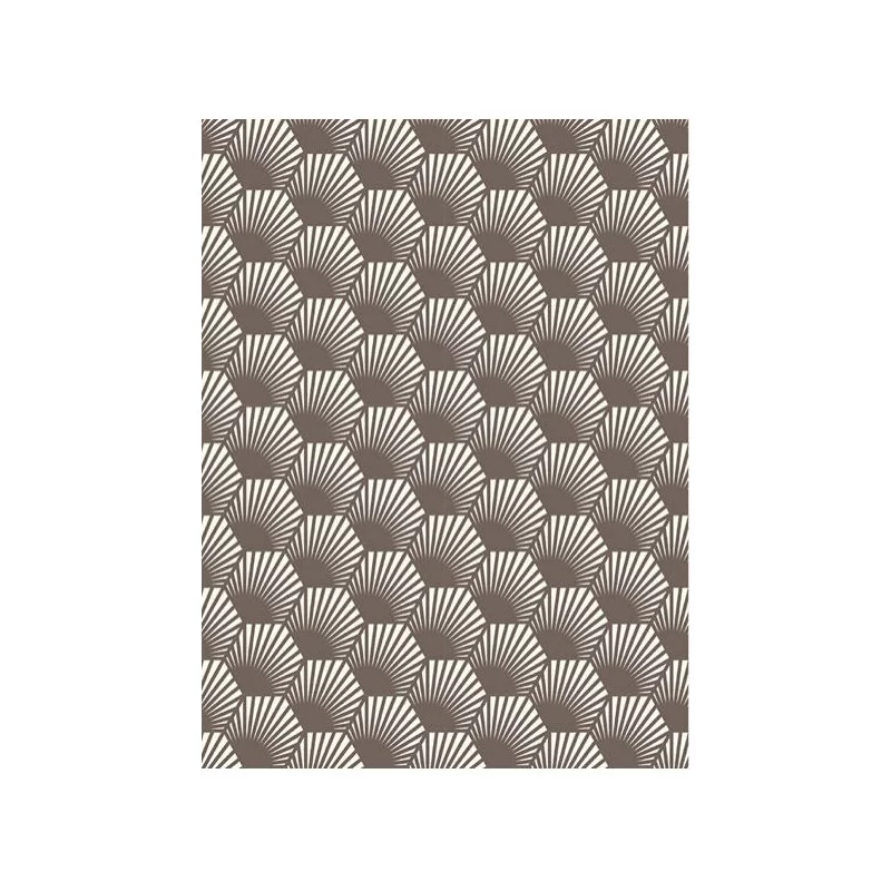 TAPIS FLOX NOIR ET BRUN 150x200CM