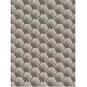 TAPIS FLOX NOIR ET BRUN 150x200CM