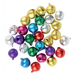 30 GRELOTS COULEURS ASSORTIS - DIAM. 1 C