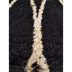 TAPIS BLEU NUIT ET OR YASMINE 120x170cm