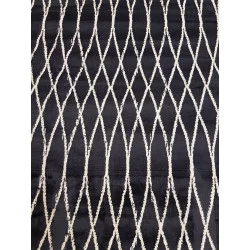 TAPIS BLEU NUIT ET OR YASMINE 120x170cm