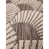 TAPIS FLOX NOIR ET BRUN 150x200cm