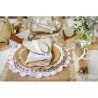 CHEMIN DE TABLE TOILE DE JUTE EFFILEE