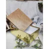 BOITE CADEAU DOREE PAILLETTES N7