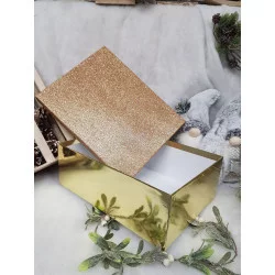 BOITE CADEAU DOREE N9
