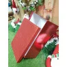 BOITE CADEAU ROUGE PAILLETTES N7