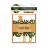 SACHET 6 INVITATIONS JUNGLE PARTY
