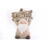 GNOME AVEC PANCARTE WELCOME LED