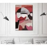 CADRE MODERNE ARTY ROSE 80X120cm