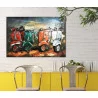 CADRE MÉTAL SCOOTERS VINTAGE 80x120cm