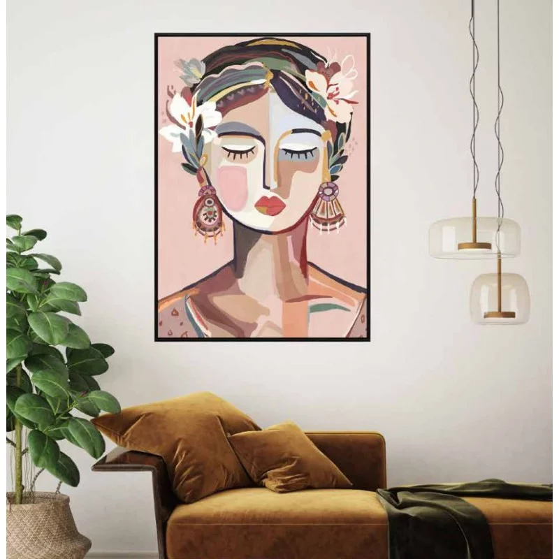 TOILE BOHÈME PASTEL 80x120cm TOILE BOHÈME PASTEL 80x120cm