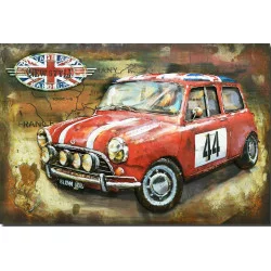 CADRE METAL AUSTIN MINI UNION JACK 80X12